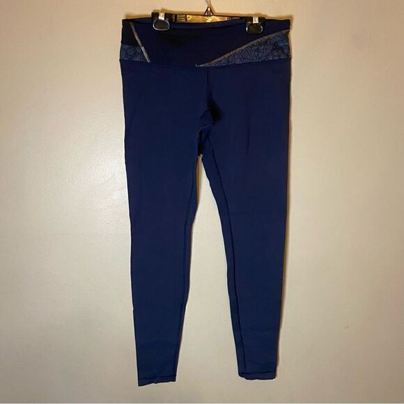 Lululemon navy leggings size 10 - Picture 1 of 5